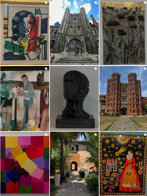 screenshot of adrian clark's instagram feed